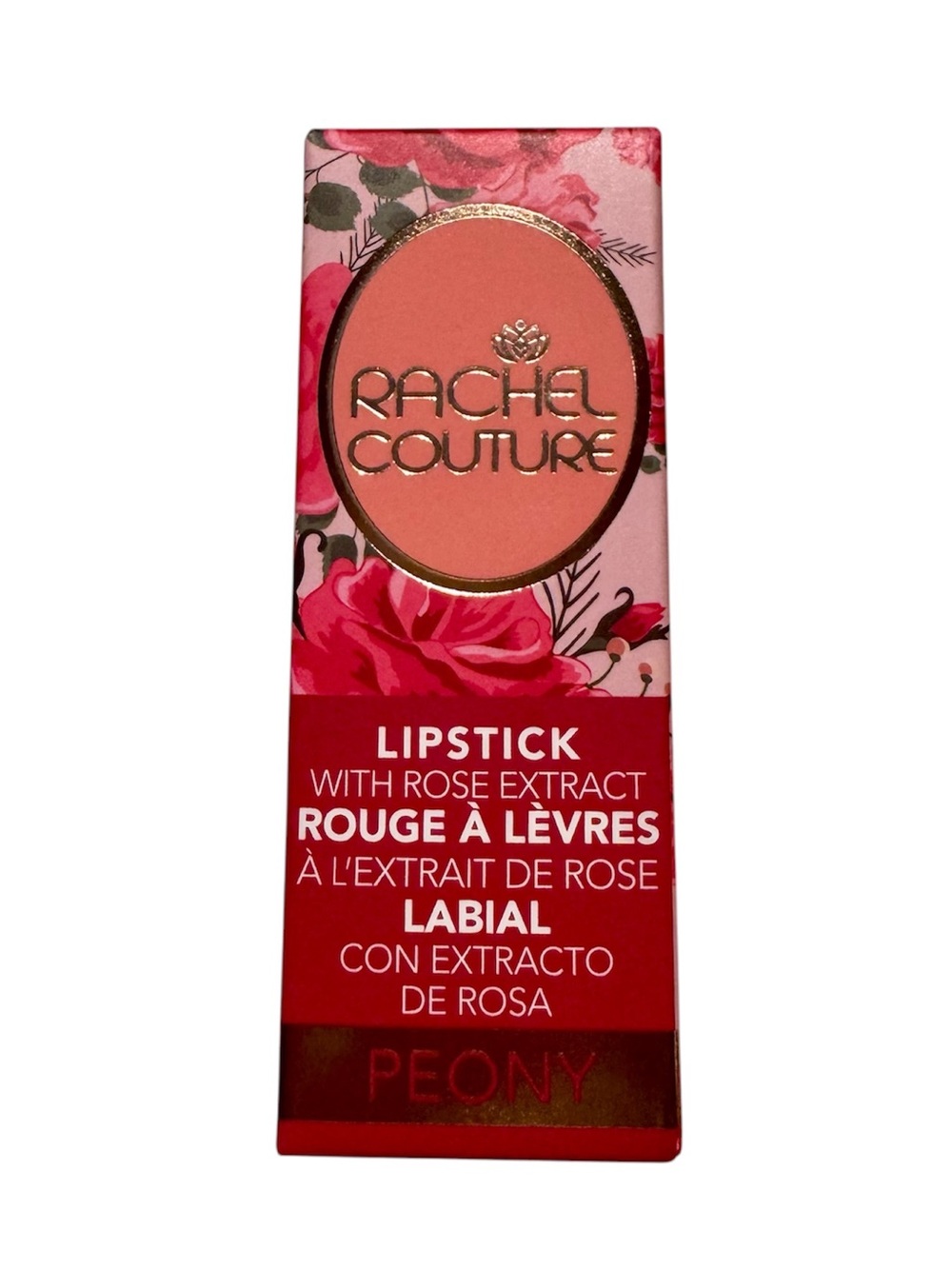 NIB Rachel Couture Peony Matte Lipstick Rose Extract